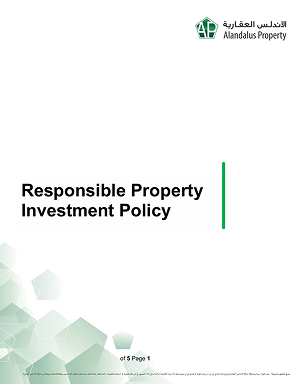 Responsible Property  Investment Policy
